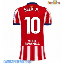 Camisa de time de futebol Atletico Madrid Alex Baena #10 Replicas 1º Equipamento Feminina 2026-27 Manga Curta